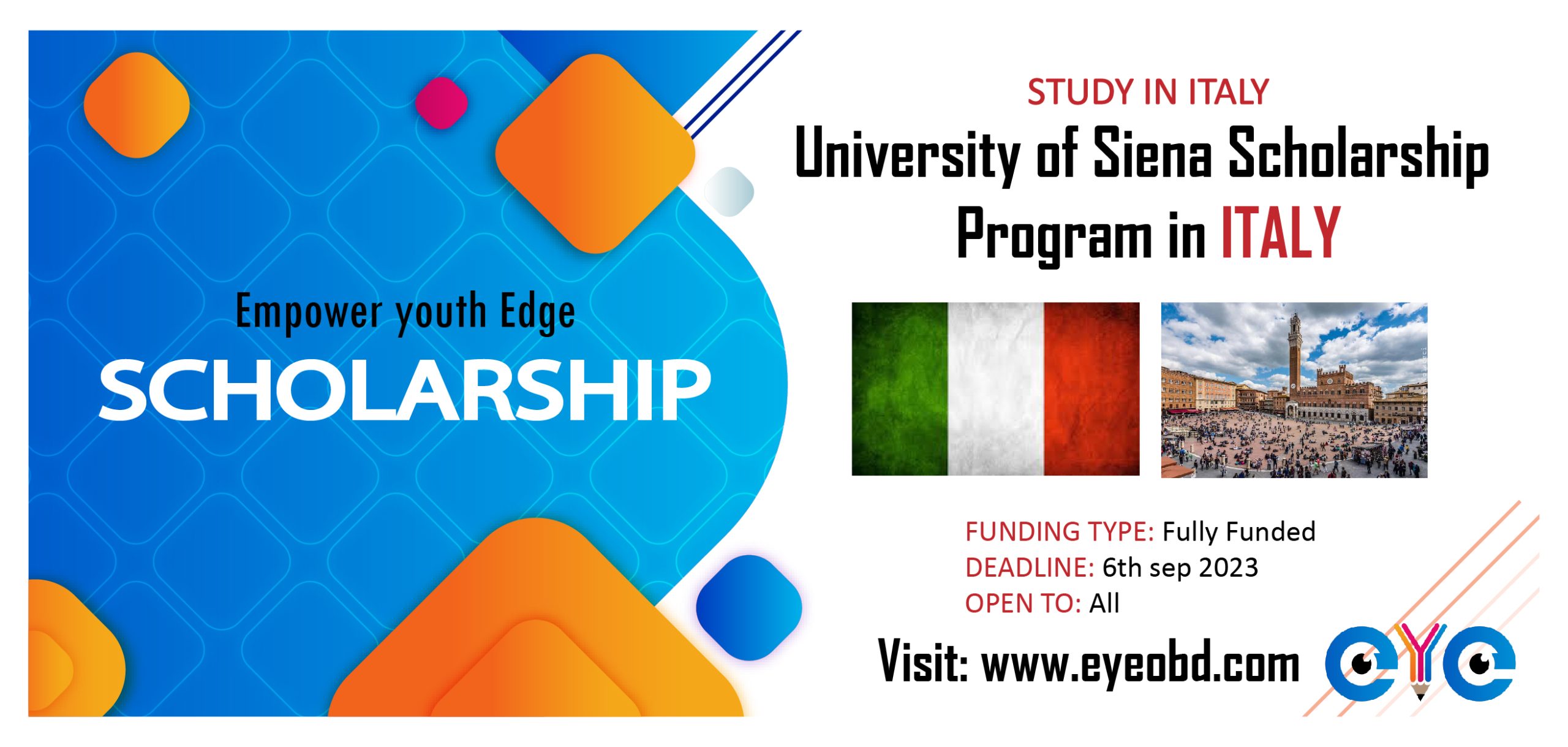 Study In Italy The University Of Siena Dsu Scholarship Eyeobd